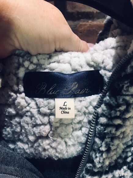 Pull over large women's Sherpa jacket - Picture 4 of 6